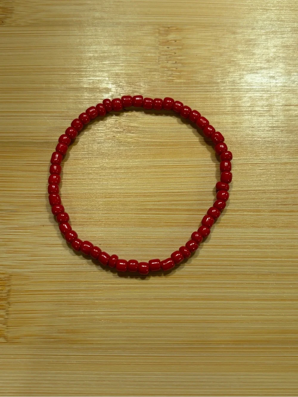 CHIEFS Beaded Bracelet Set - Red & Yellow | Handmade